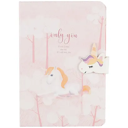 Блокнот с магнитной застёжкой «Only you. Единорог», 128 листов, 19 х 13 см - фото 6