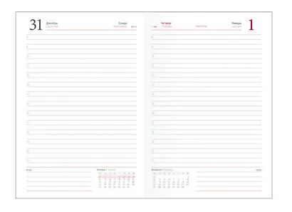 Ежедневник дат. 2026г. А5 176л "Berlin" синий, иск.кожа, тв.переплет, обл.поролон, прострочка, ляссе - фото 9