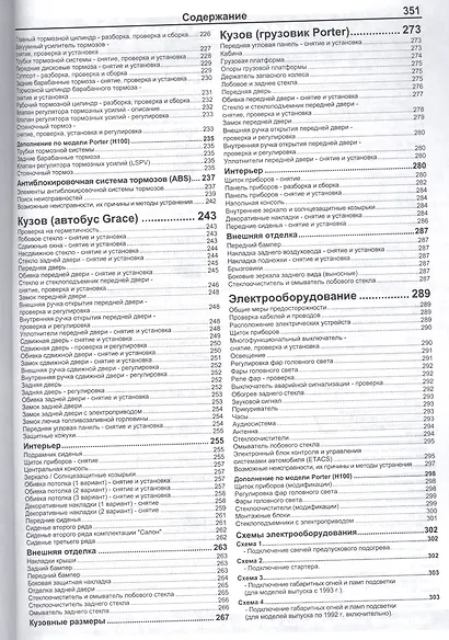 Хёнде АШ100, ПОРТЕР. ГРЕЙС... Устройство, техническое обслуживание и ремонт./ Модели с бензиновым и дизельными двигателями - фото 5