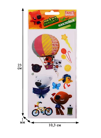 Наклейки ACTION Ми-ми-мишки 9,5*18,5см в ассортименте FD060041 - фото 3