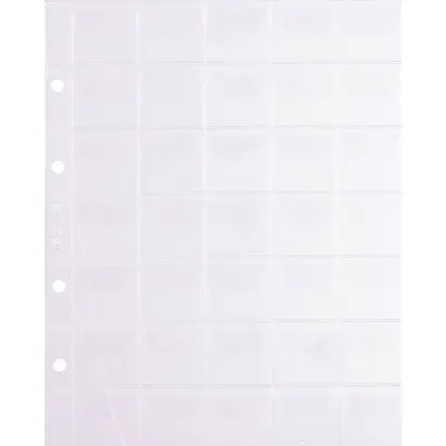 Лист для монет, 35 ячеек, 200х250 мм, СомС - фото 1