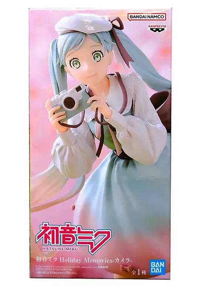 Фигурка аниме Хатсунэ Мику HATSUNE MIKU Holiday Memories Camera 20см 87813 - фото 2
