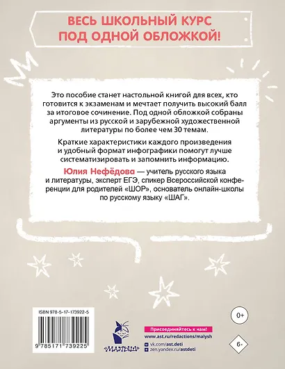 Литературные аргументы. Подготовка к сочинению за час - фото 2