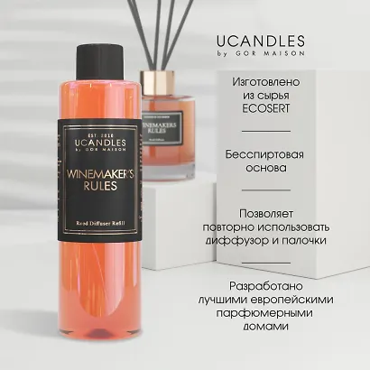 Рефилл к диффузору Winemakers rules (250мл) (4640011523134) - фото 2