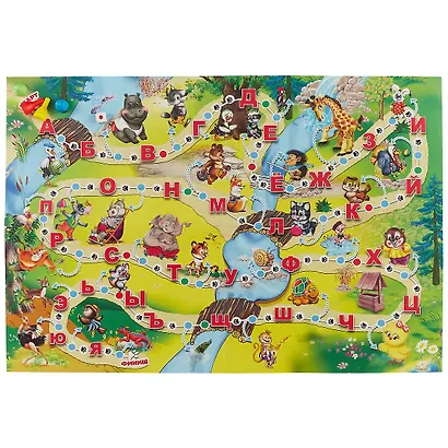 Рыжий кот Игра настольная "МИНИ-ИГРЫ "Буква за буквой" ИН-7357 - фото 2