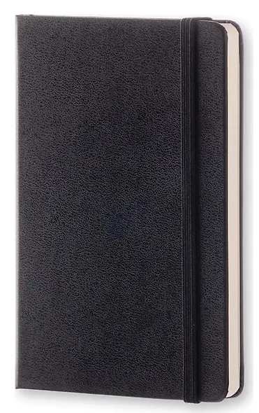Книга для записей А5, 120 листов в точку "Classic Large", черная, жесткая обложка, резинка, Moleskine - фото 3