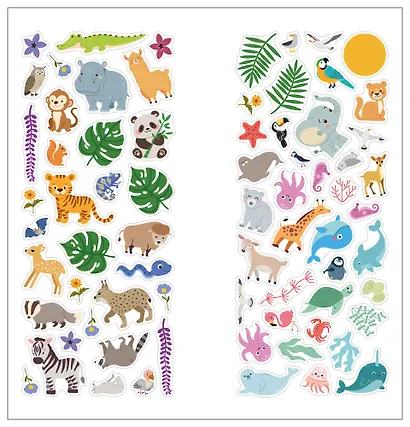 Веселые наклейки. Мамы и малыши - фото 3