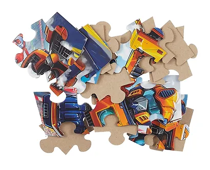 Пазл 24 элемента "Мощный желтый трансформер" 300х215 мм - фото 2