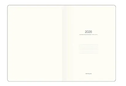 Еженедельник дат. 2026г. А5 88л 190x250 мм "Shadow" серый, иск.кожа, интегр.переплет, тонир.блок, карман, шелкография, цвет.обрез, 2 ляссе, скругл.углы - фото 5