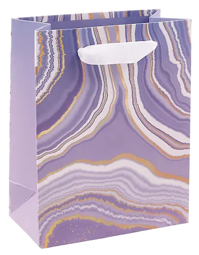 Пакет А5 18*23*10 "Marble stone" нейтр., тиснение фольгой, бум.мат.ламинат - фото 1