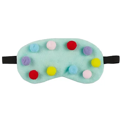 Маска для сна Помпоны (плюш) (пакет)(12-37534-XJXL-04) - фото 3
