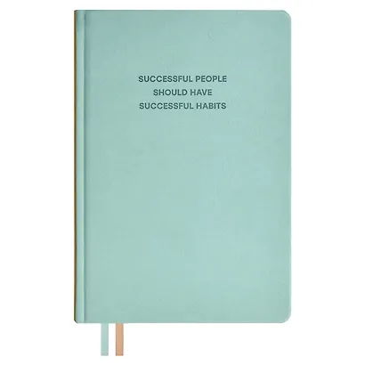 Ежедневник недат. А5 160л "Буйвол" мятный, бежевый, кожзам, тв.переплет, блинтовое тиснение, офсет, ляссе - фото 1