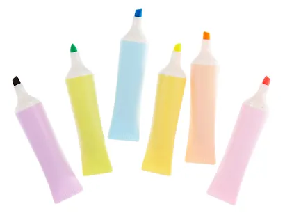 Текстовыделители «Pastel tube» 6 цветов - фото 3