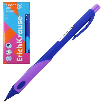 Карандаш механический 2,0мм "ErgoLine Kids Neon" НВ, Erich Krause - фото 2