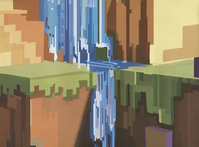 Подводные приключения. Развивающая книжка с многоразовыми наклейками и постером № МНП 2210 ("В стиле Minecraft") - фото 3