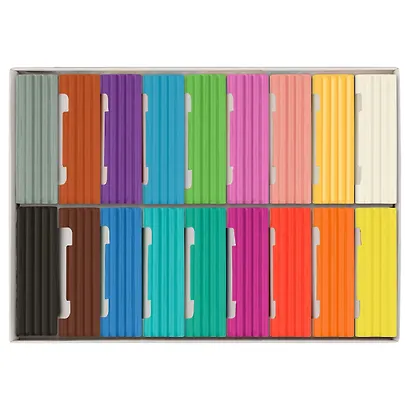 Пластилин "Чебурашка", 18 цветов - фото 3