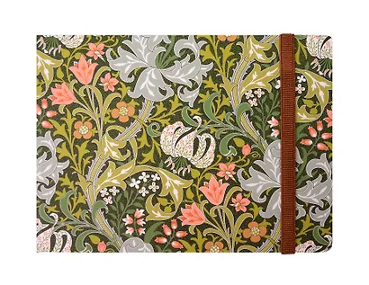 Скетчбук "Orient print", 50 листов, 160г/м2, твердая обложка, резинка, в ассортименте - фото 1