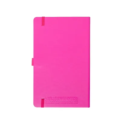 Скетчбук 13*21 80л "Sketchmarker"  фуксия яркая, 140г/м2, слоновая кость, тв.обл. - фото 3