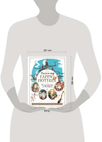 Рисуем мир Гарри Поттера. От мандрагоры до Хогвартса. 21 пошаговый мастер-класс по созданию любимых персонажей - фото 7