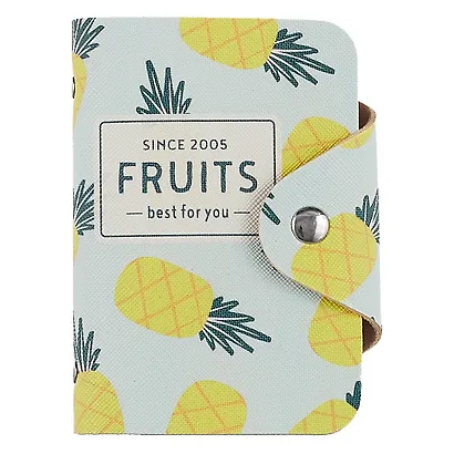 Визитница с разноцветными принтами(26 карт)(PU)(11х8) - фото 1