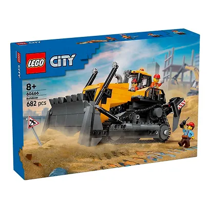 LEGO City: Жёлтый бульдозер, 682 детали (60466) - фото 3