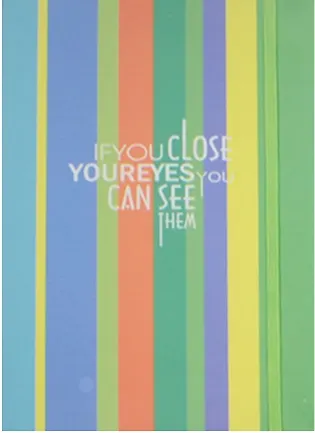 Книга для записей А5 80л "Цветные полосы" карт.обл, на резинке, цветной срез, ассорти - фото 1