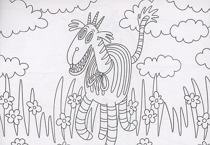 РАСКРАСКИ А5 эконом. альбомные. МОНСТРЫ - фото 4