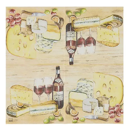 Салфетки для декупажа Вкус сыра - 2 шт. - фото 4