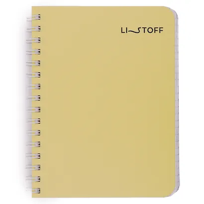 Записная книжка А6 80л кл. "Sunrise" пласт.обл., спираль - фото 1