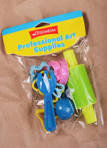 Набор формочек и инструментов для лепки в пакете с хеддером (11-21657-8100MJ) - фото 3