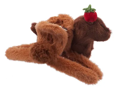 Заколка-крабик «Такса» (плюш) (12,5см) (Lafilaf) - фото 5