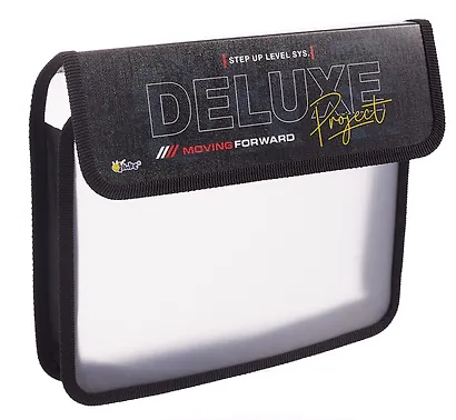 Папка для тетрадей А5 "Deluxe " липучка, Оникс - фото 1