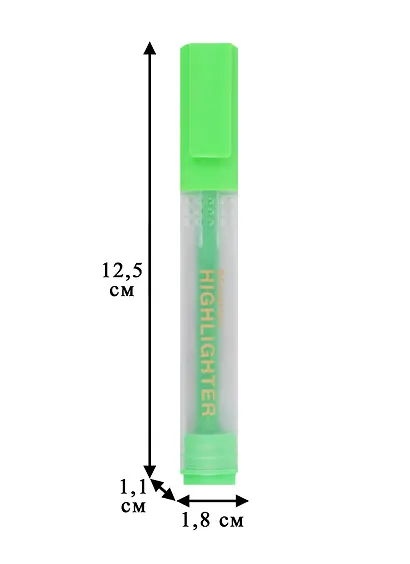 Текстовыделитель GoodMark, зеленый 4 мм - фото 3