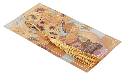 Закладка для книг Винсент Ван Гог Подсолнухи (металл) - фото 4