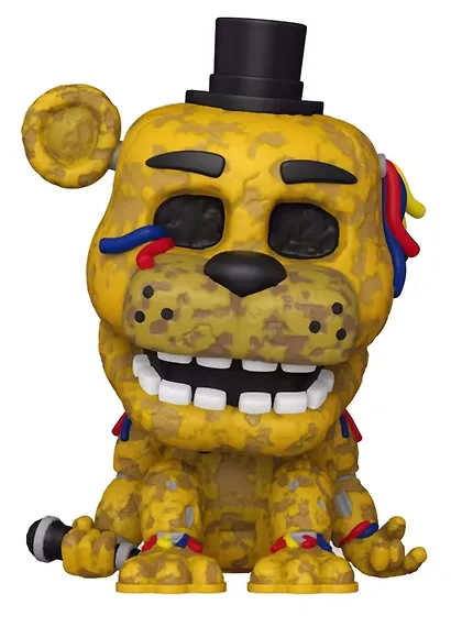 Фигурка Funko POP! Games FNAF 10th Withered Golden Freddy (Exc) (1033) (Fun83091) - фото 1