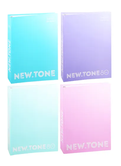 Тетрадь на кольцах в клетку Hatber, NEWtone Pastel, А4, 80 листов, в ассортименте - фото 4