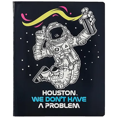 Тетрадь в клетку Academy Style, "Космонавты", 48 листов, в ассортименте - фото 4