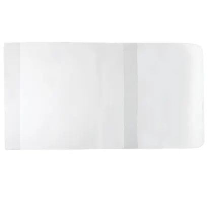 Обложка д/учебников универс., ПВХ, 100мкр, 233*455мм, клеевой край, прозр. - фото 1