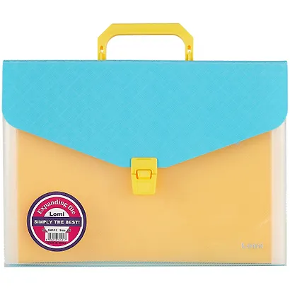 Портфель пластиковый "Two colors", А4, 12 отделений - фото 7