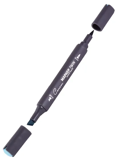 Маркер художественный "Сонет" Twin Brush синий дельфин, Сонет - фото 2