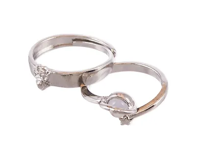 Набор парных колечек «Космонавт и планета», 2 штуки, металл, Lafilaf - фото 4