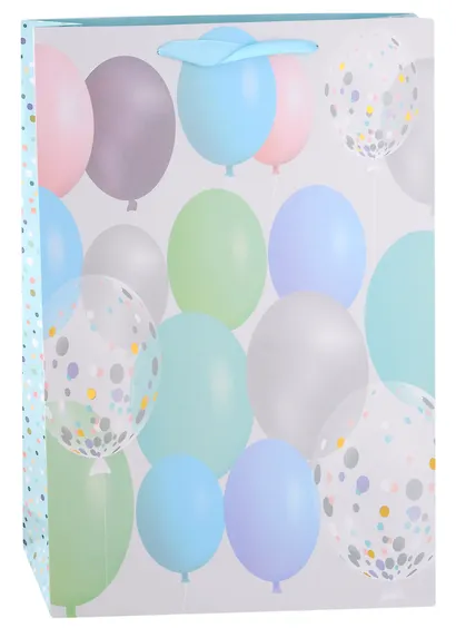 Пакет А3 46*33*10 "Balls" нейтр., бум.мат - фото 1