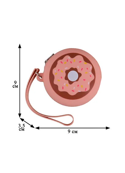 Монетница-Кошелек Пончик (9см) (силикон) (ПВХ бокс) - фото 3