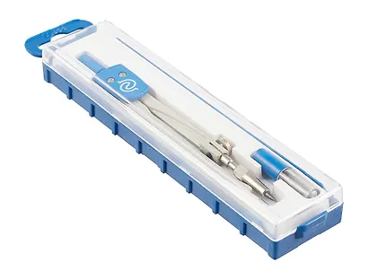 Циркуль школьный 125мм "Школа" с запасн.грифелем, футляр - фото 2