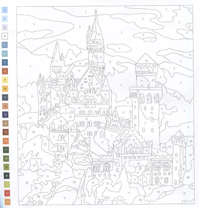 Картины по номерам. Раскраска "Вокруг мира". 15 картин - фото 3