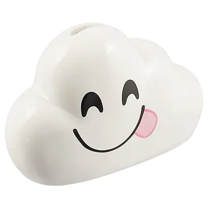 Копилка Облачко-смайлик (керамика) (12×8) (12-07132-21893-3) - фото 2