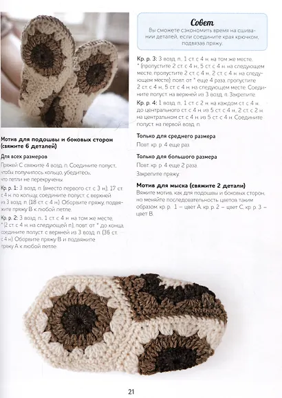 Вяжем домашнюю обувь. Уютно и стильно! - фото 4