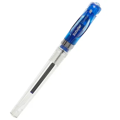 Ручки шариковые синие 12 штук "Comfort" 0,7 мм, Schiller - фото 3