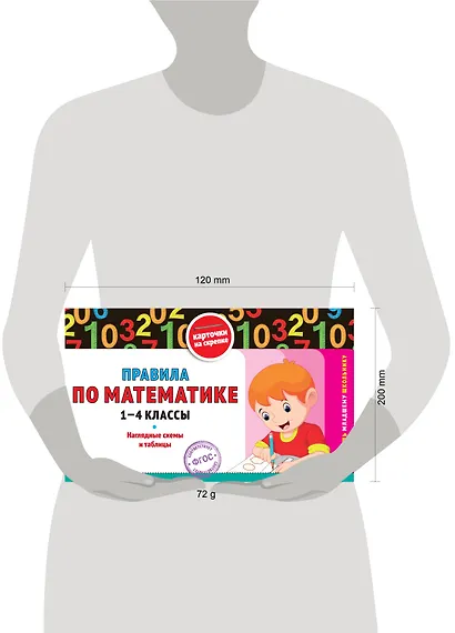 Правила по математике. 1-4 классы. Наглядные схемы и таблицы - фото 8