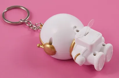 Брелок-фонарик Котик-космонавт (ПВХ) (5х4) - фото 7